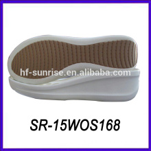 pu material lady thick sole flat shoes lady thick sole casual shoes shoe outsole